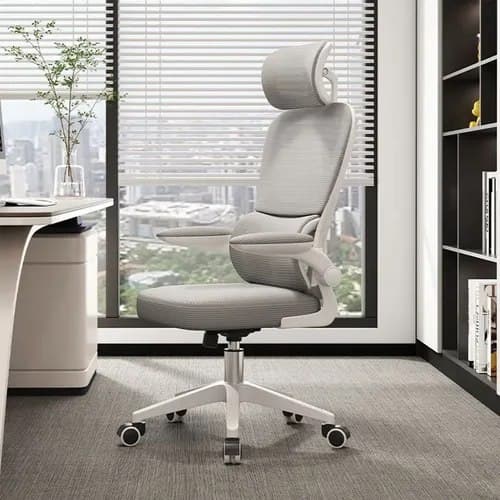 Cadeira Escritório Ergonômica Python Fly Cor Cinza