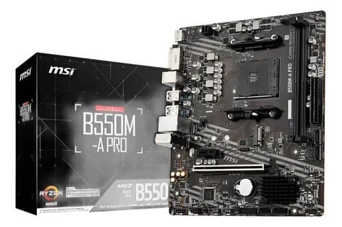 Placa-mãe Am4 Msi B550m A Pro Msi
