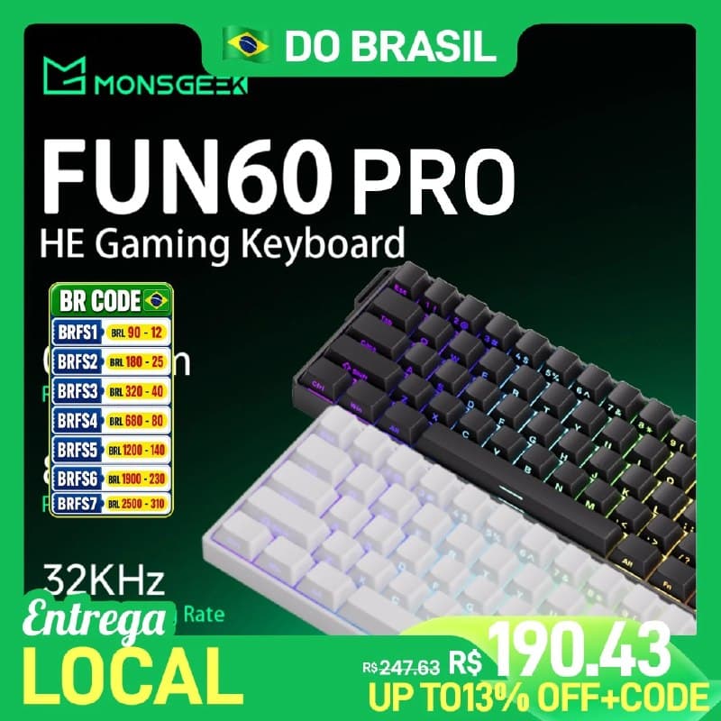 Teclado Magnético MonsGeek Akko Fun60