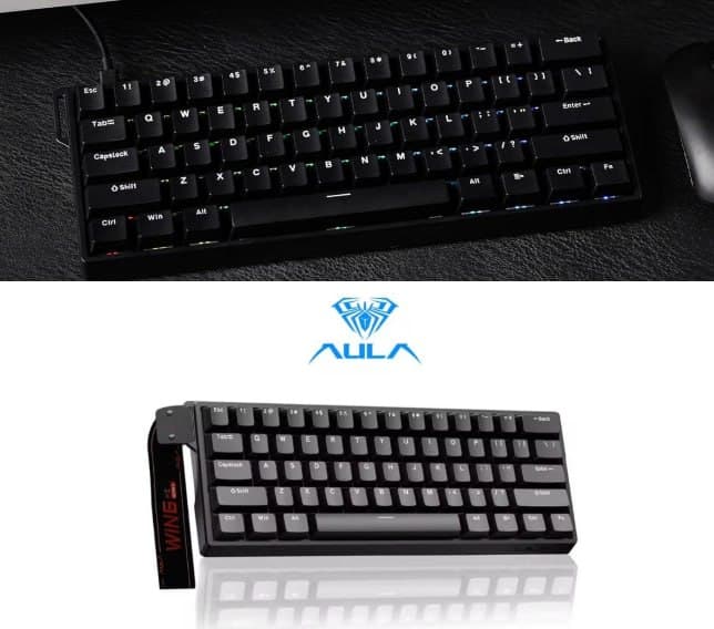 Aula WIN 60 HE - Standard Teclado Magnético, 8.000Hz, Rapid Trigger Win60 WIN60HE 60HE 8K Magnético
