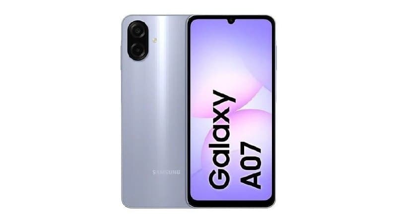 Celular Samsung Galaxy A07 256GB, 8GB, Câmera 50mp, Tela 6.7 , Proteção Ip54, Processador 6nm - Violeta
