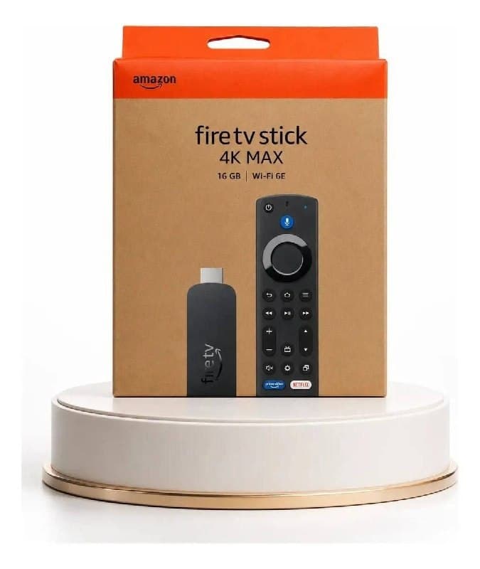 Amazon Fire Tv Stick 4k Max 16gb Wi-fi 6e Alexa Controle Por Voz Pret