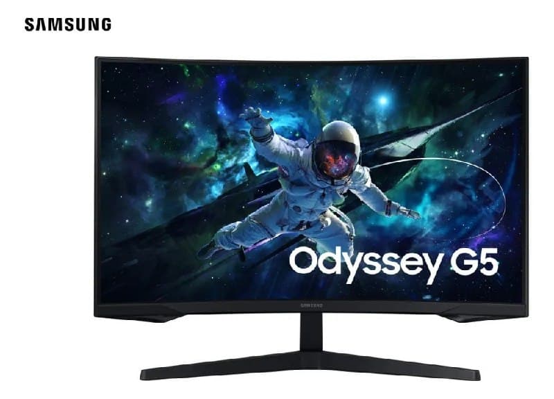 Monitor Gamer Samsung Odyssey G5 32" QHD 165Hz 1ms FreeSync
