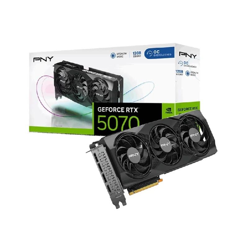 Placa de Video PNY GeForce RTX 5070 OC Triple Fan