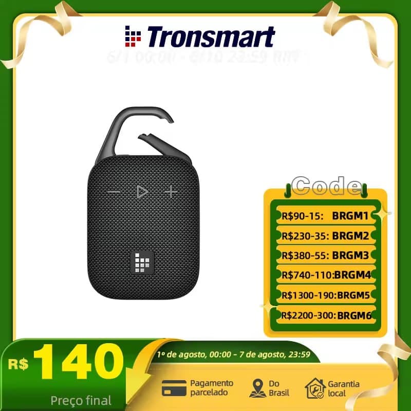 Caixa Bluetooth Tronsmart Mirtune H1