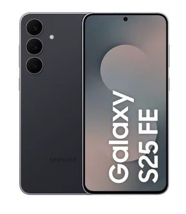 Smartphone Samsung Galaxy S25 FE 128GB 5G 8GB RAM JetBlack 6,7" Câm. Tripla + Selfie 12MP