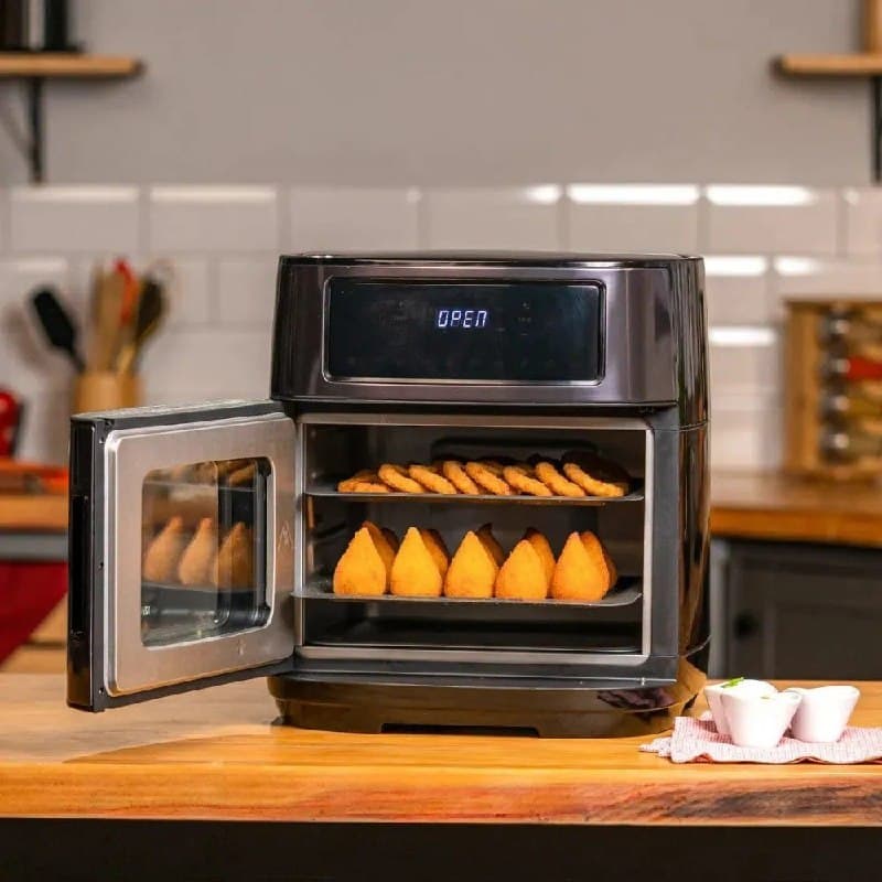 Fritadeira Elétrica Air Fryer Oven Black Inox Wap Waod2 110V