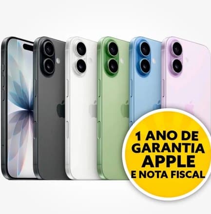 Celular Apple iPhone 17 256GB 5G Tela 6,3" 120Hz 48MP iOS Original Novo Lacrado com Garantia Apple