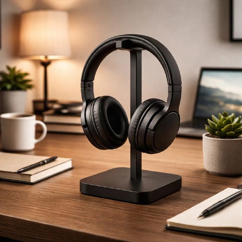 Suporte de Mesa para Fone Headset Gamer Universal Elegante Minimalista (VÁRIAS CORES)