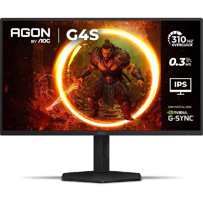 Monitor Gamer AOC 25” 310HZ 25G4S/P/57 310HZ/0,3MS/24,5