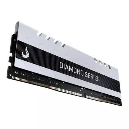 Memória DDR4 Rise Mode Diamond Series, 16GB, 3200MHz, Branca, RM-D4-16GB-3200DW