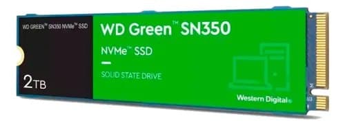 Ssd 2tb M.2 2280 Nvme Pcie Gen3 Western Digital Wd Green Sn3 Verde