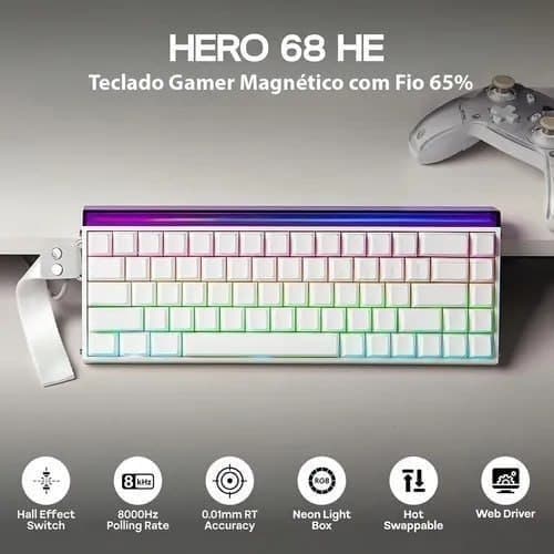Teclado Magnético Aula Hero68