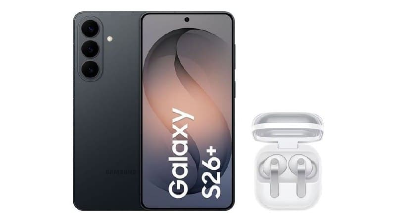 S26+ (256GB) Preto + Buds4 Pro Branco