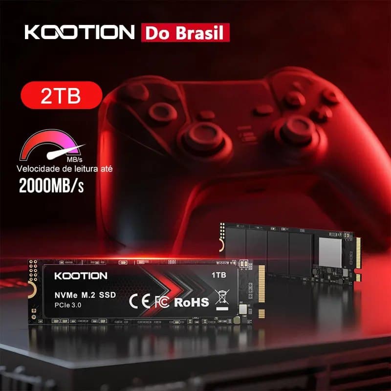 SSD Nvme 512GB 2000 MB/s