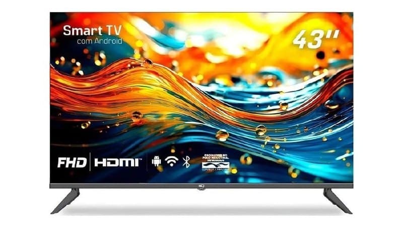 Smart Tv Led Hq 43 Full Hd Design Slim Android Wi-fi