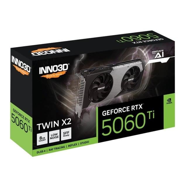 Placa de Vídeo Nvidia Inno3d Rtx5060ti 8Gb Twin X2