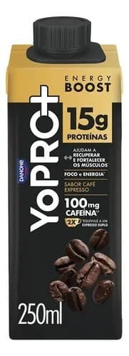 YoPRO Energy Boost UHT Café Expresso 15g de Proteínas 250ml