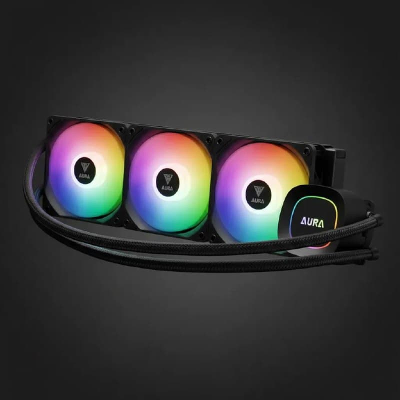 Water Cooler Gamdias Aura Gl360 Lite Preto Argb Am5 Lga 1851