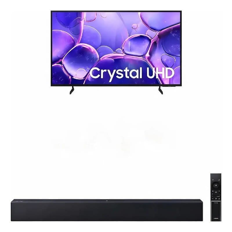 Samsung Smart Tv 55" Crystal Uhd 4k + Soundbar Hw-b400f