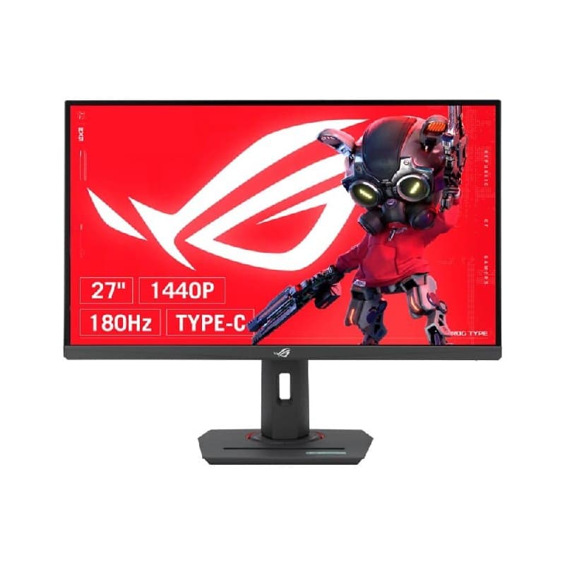Monitor Gamer Asus Rog Strix 27 Qhd 180Hz 1Ms Fast Ips Vrr G Sync Freesync Hdr 400 Usb C Altura Ajustavel Xg27Acs