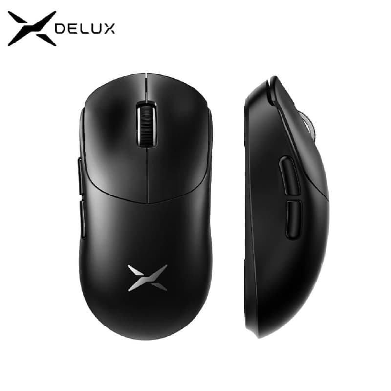 Mouse Gamer sem fio Delux M400, 1000Hz, PAW3311