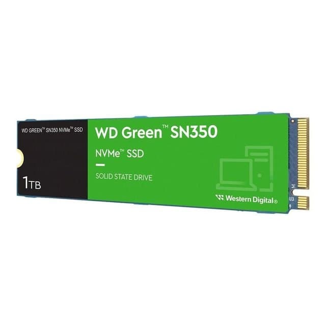 Ssd M.2 NVMe 1Tb Western Digital Wd Green Sn350 Velocidade de Leitura/Gravação até 2400/1850Mb/s Gen3x4 Wds100t2g0c