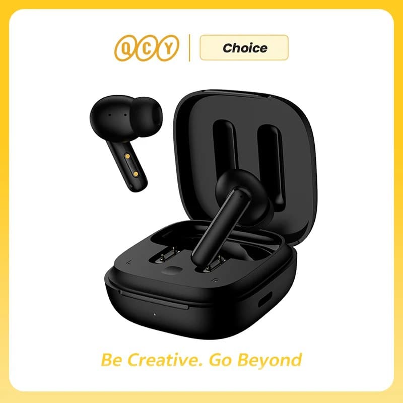 QCY T13 ANC Fone de ouvido, bluetooth, cancelamento de ruído 0,068 'baixa latência, 28dB, MODO GAME no APP para não ter delay