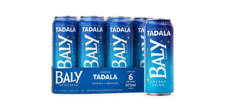 Energético Baly Tadala Latão Pack C/6 Unid. 473 Ml