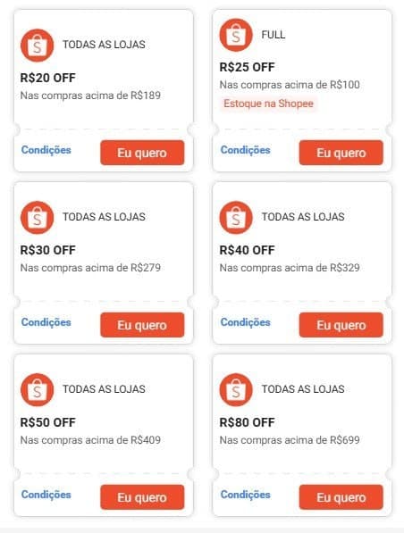 Dia de cupons Shopee! Renovadoos!