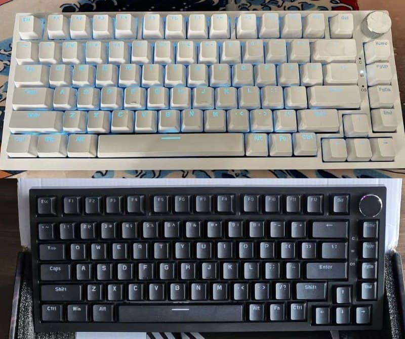 Teclado Mecânico Ajazz AK820, Switch Red, Hot Swappable