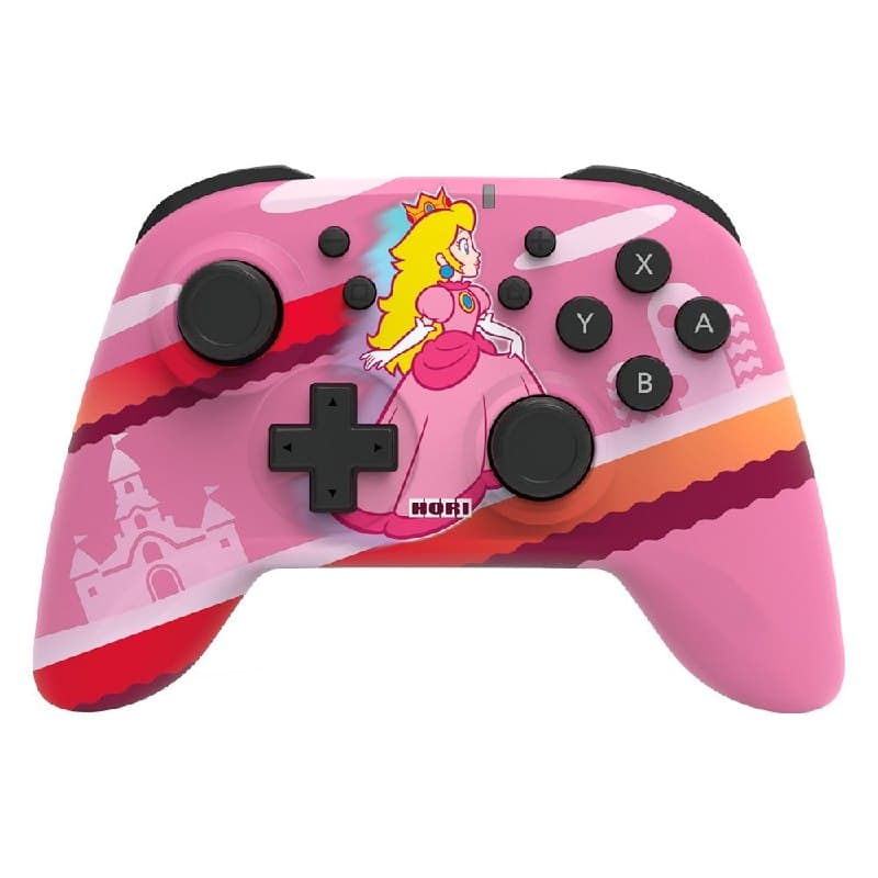 Controle Sem Fio HORI Horipad Peach, Bluetooth, para Nintendo Switch NSW-360U