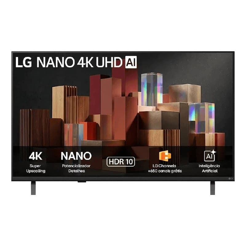 Smart TV LG 55'' 4K Ultra HD NANO AI Webos 26 55UN85C HDR10 Bluetooth Wi-Fi Google Cast