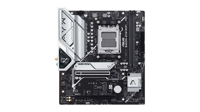 Placa Mãe Asus B650M-Ayw WIFI, DDR5, Socket AMD AM5, M-ATX, Chipset AMD B650 B650M-Ayw-WIFI
