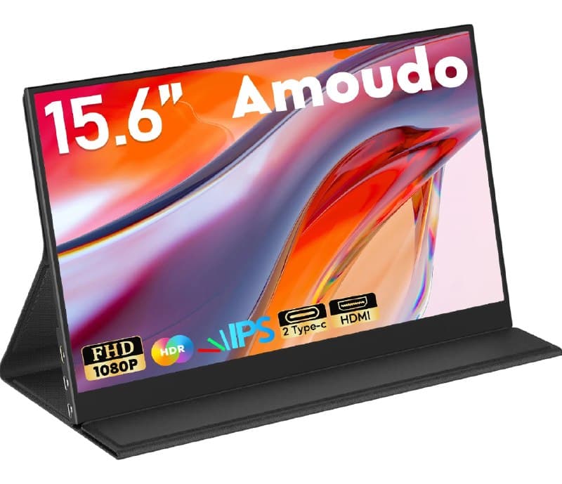 Monitor portatil Amoudo 15.6 1920x1080p display móvel ips