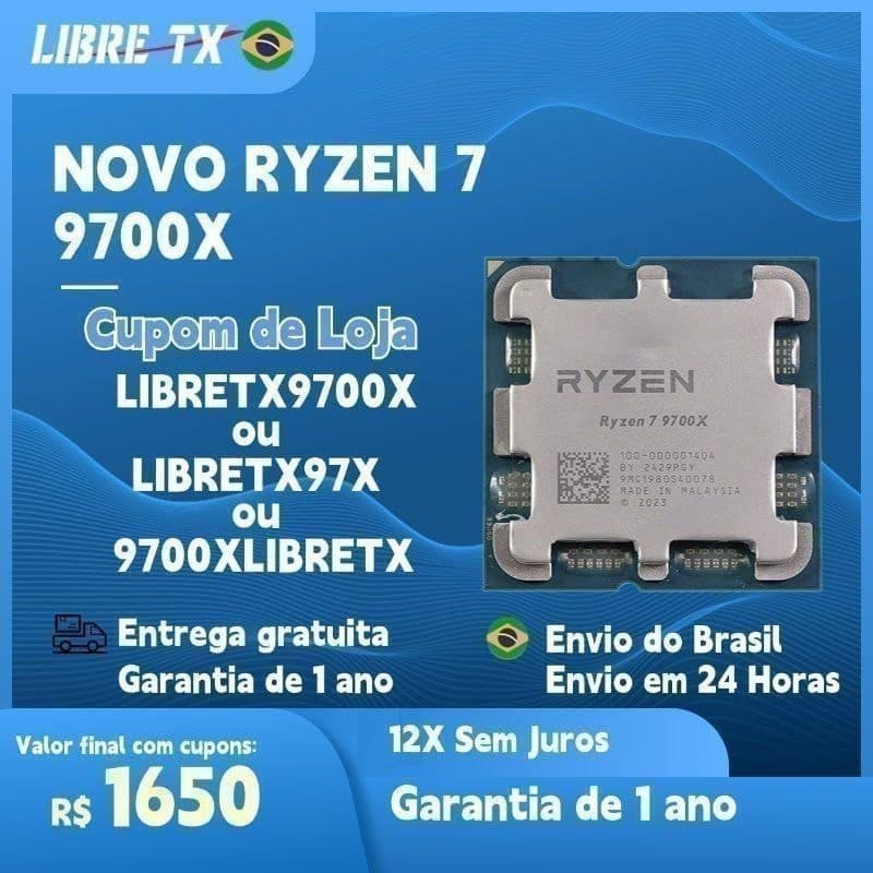 AMD Ryzen 7 9700X Novo