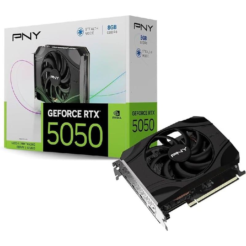 Placa de Video GeForce NVIDIA PNY RTX 5050 8GB GDDR6 VCG50508SFXPB1