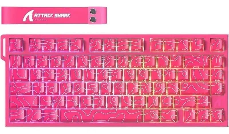 Teclado Magnético Attack Shark R82he 8000hz Gamer