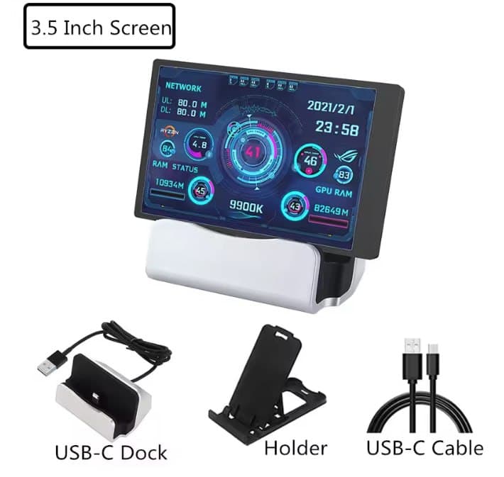 Tela Secundária Monitoramento IPS 3.5"