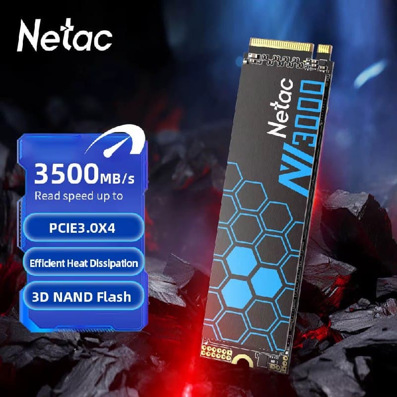 SSD NVME Netac 500GB 3500 MB/S