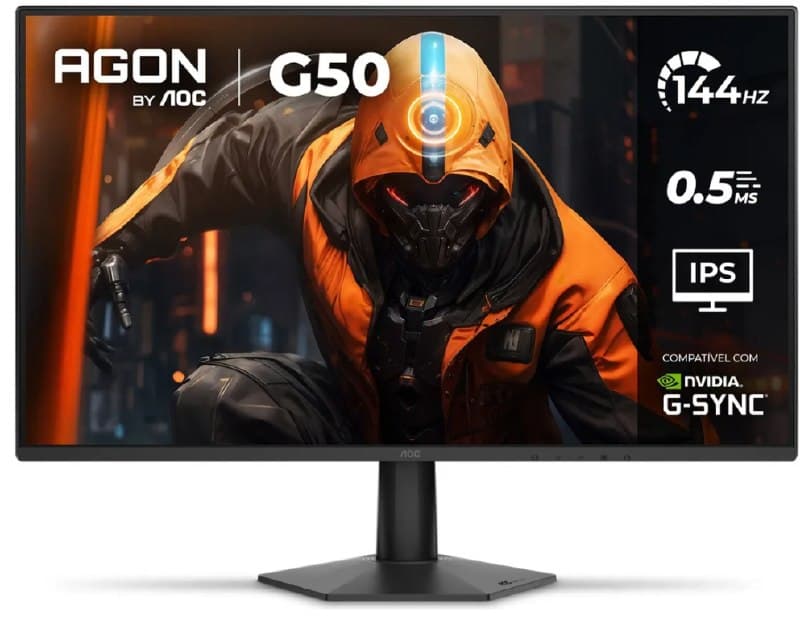 Monitor Gamer AOC AGON G50 27" 144Hz 0,5ms IPS HDR10 G-SYNC