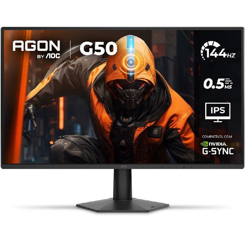 Monitor Gamer AOC AGON G50 27" 144HZ 0,5MS IPS HDR10 G-Sync 27G50F