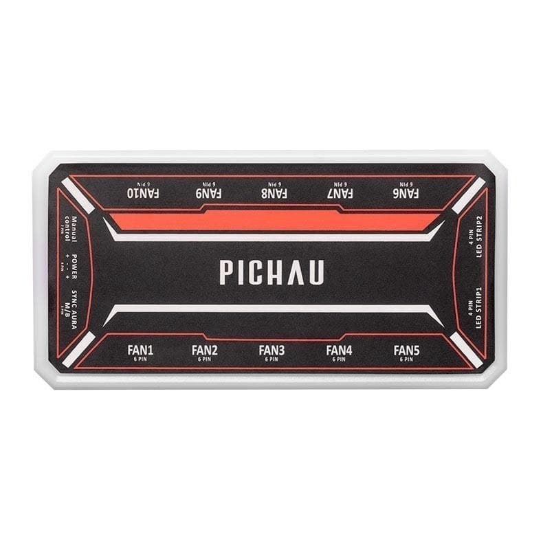 Controladora Pichau Feather X6, ARGB, 10 Portas, PG-FTX6-BK01