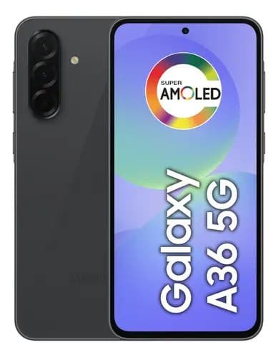 Smartphone Samsung Galaxy A36 5G 128GB 6GB RAMCâmera Tripla Traseira de até 50MP Selfie 12MP Tela 6.7" - Preto