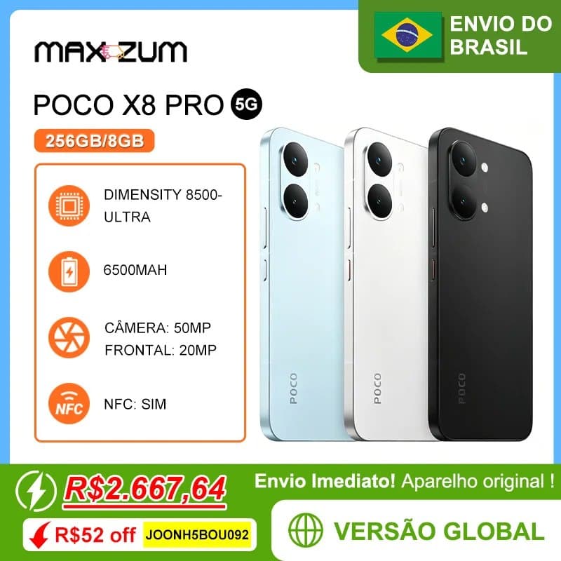Celular Xiaomi Poco X8 Pro 256/8