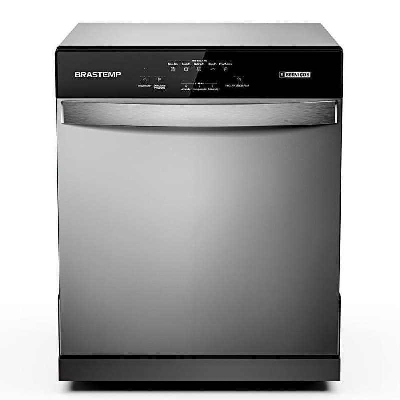 Lava Louças Brastemp 8 Serviços BLF08BS Cinza