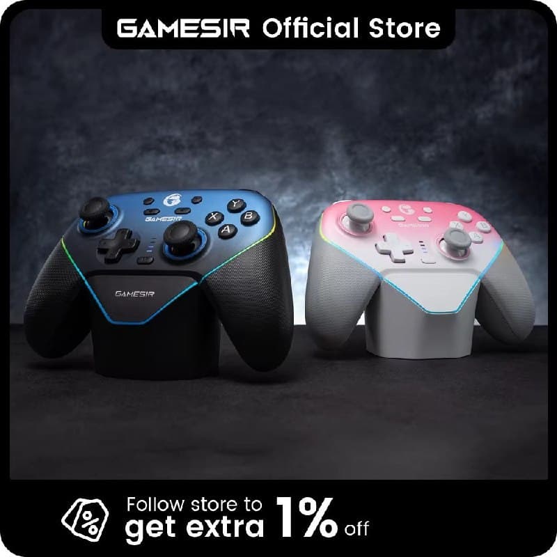 Controle Com Dock e Sem Fio Gamesir SuperNova Hall Effect