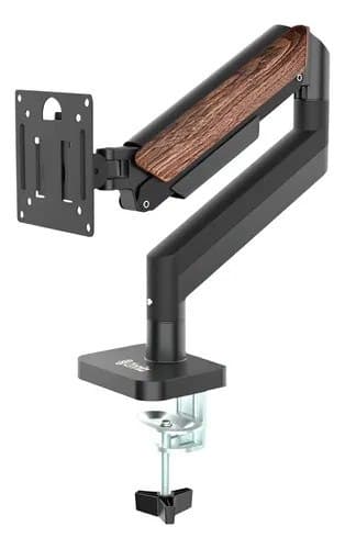 Suporte Articulado Para Monitor Zinnia Rust 100 Preto 17 A 32 Pol com Pistão A Gás