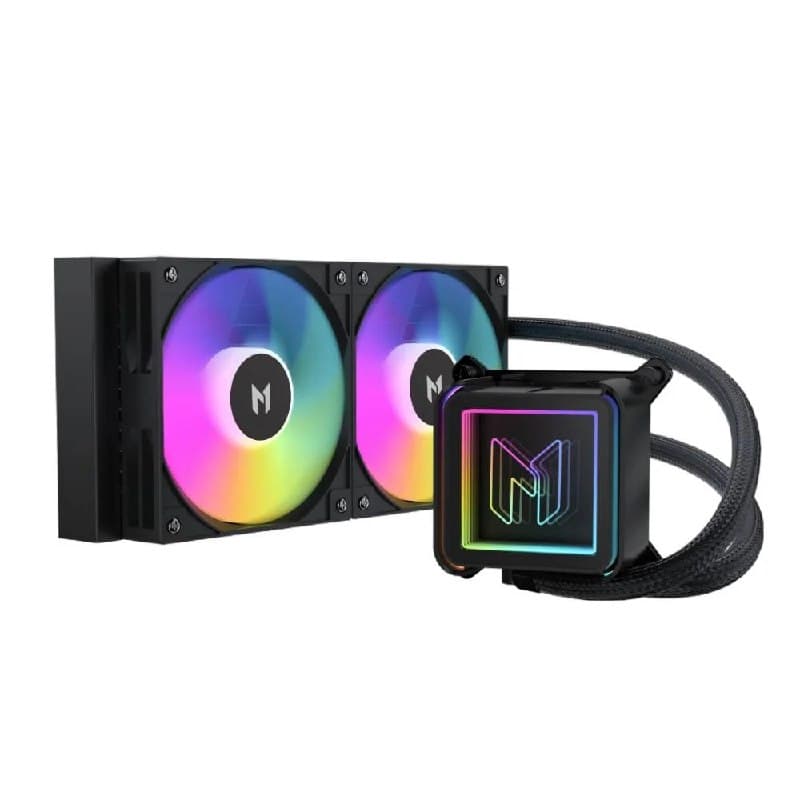 Water Cooler MACH1 EXTREME, ARGB, 240mm, Efeito Espelho Infinito, AMD e Intel, Preto - ICEMIRROR240BK