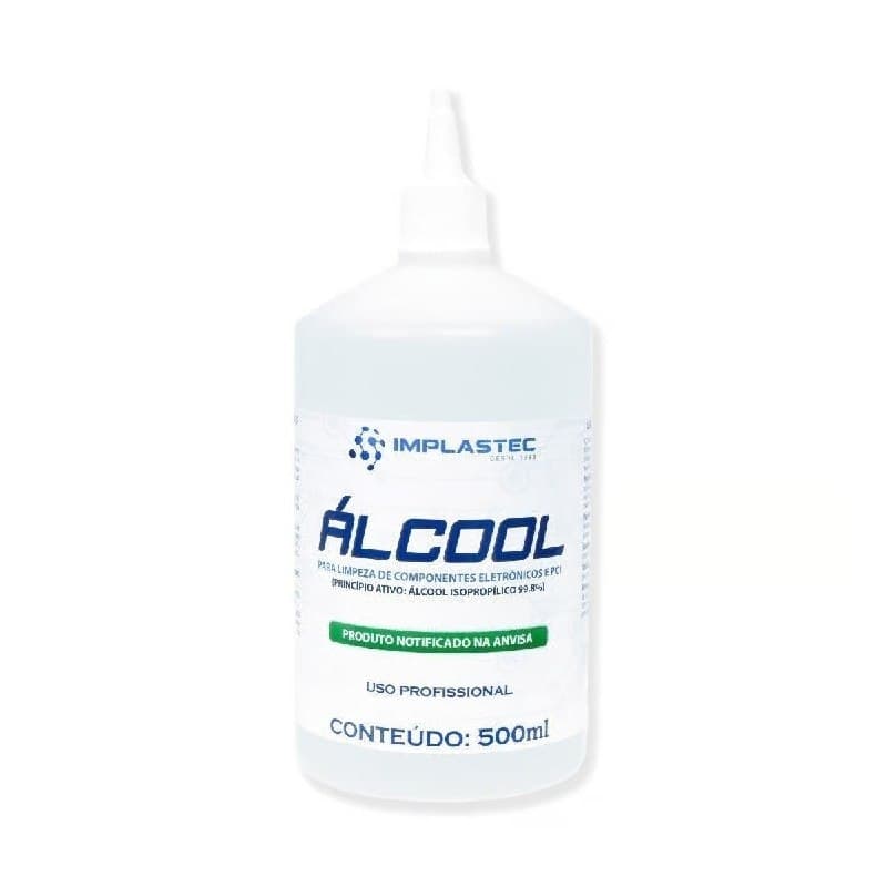 Álcool Isopropílico Limpeza de Placas e Circuitos Eletrônicos PCI 99,5% Pureza